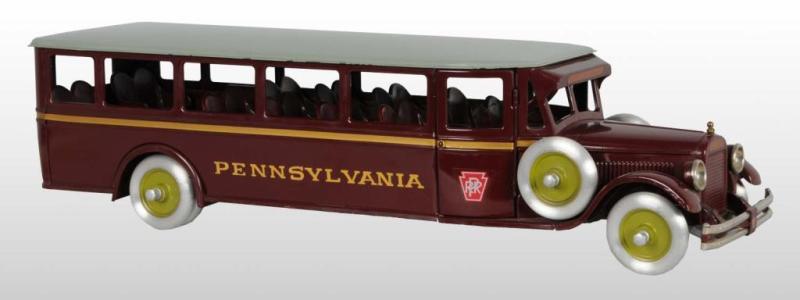 Appraisal: Pressed Steel Buddy L Bus Toy Description Circa Enclosed front