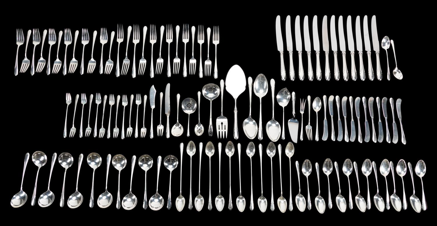 Appraisal: TOWLE SYMPHONY STERLING FLATWARE SERVICE PC Towle Silver American one