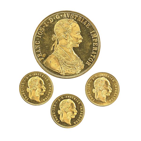 Appraisal: AUSTRIAN GOLD DUCATS Condition Report