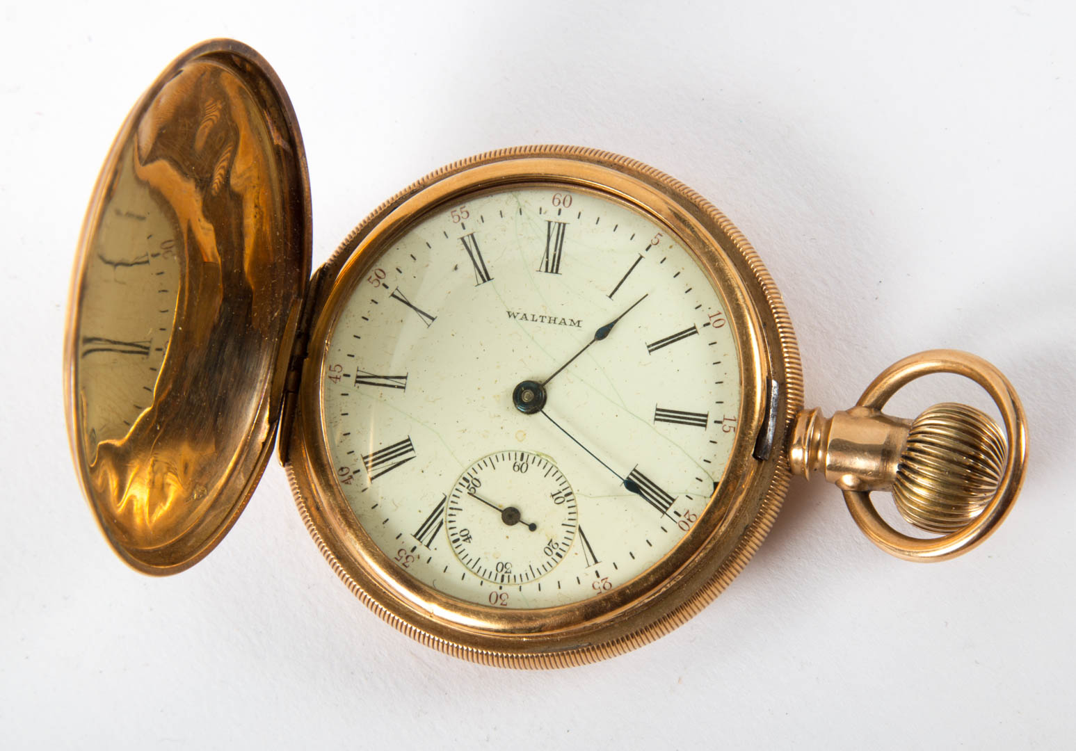 Appraisal: A Waltham Pocket Watch serial jewels gold-filled case Condition The