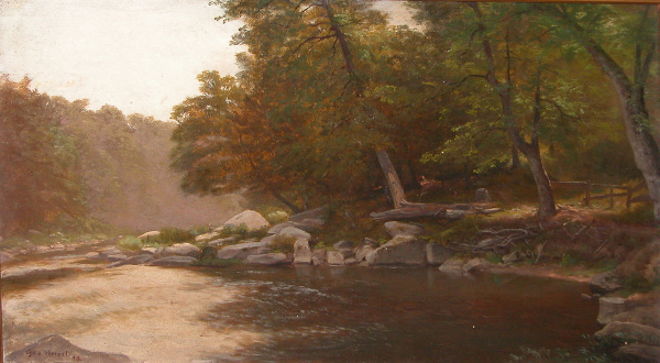 Appraisal: High Country Stream Estate Hetzel George American - oil on