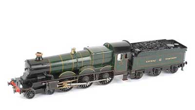 Appraisal: Scratchbuilt Bassett-Lowke style - - Loco and Tender Castle Class