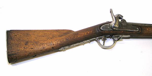 Appraisal: An Austrian Model percussion musket The inch barrel in caliber