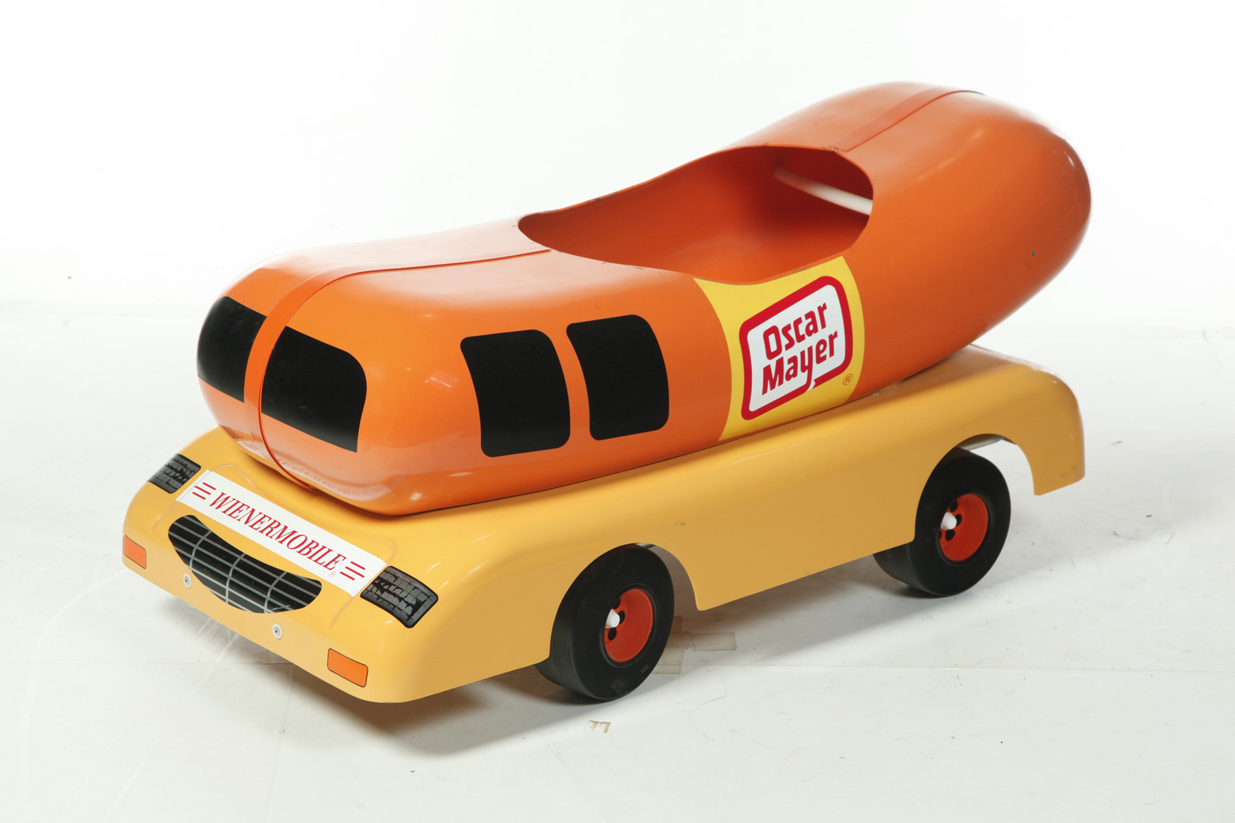 Appraisal: OSCAR MAYER WIENERMOBILE American nd half- th century Reddish-orange hot