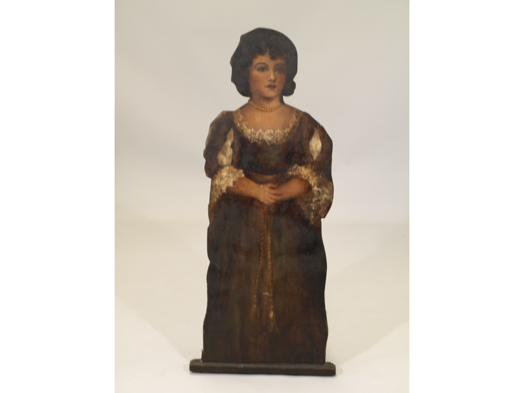 Appraisal: Scarce American Dummy Board c original artist painted figure of