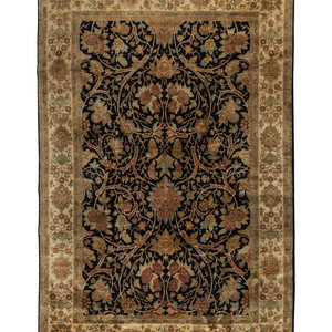 Appraisal: An Sino-Persian Wool Rug Late th Century feet inches x