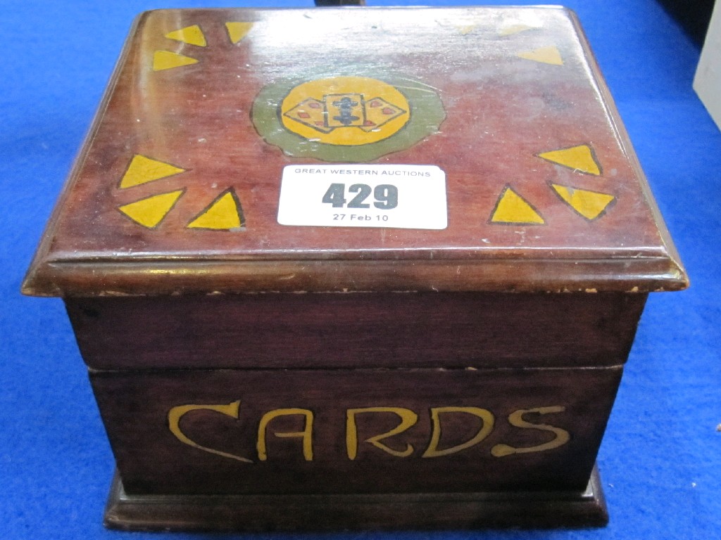 Appraisal: Bridge card box