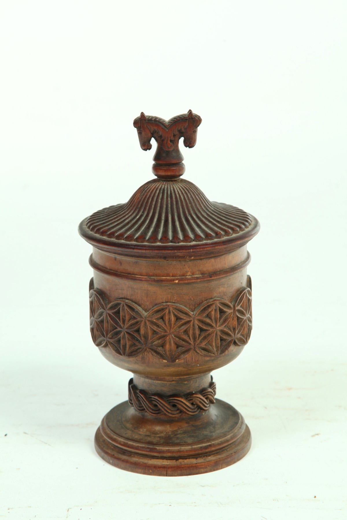 Appraisal: FOLKSY COVERED JAR American or European nd half- th century