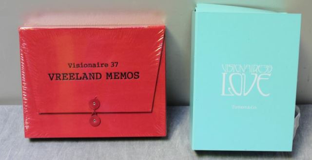 Appraisal: Books Visionaire Issues Books Visionaire Vreeland Memos mint shrinkwrapped sealed