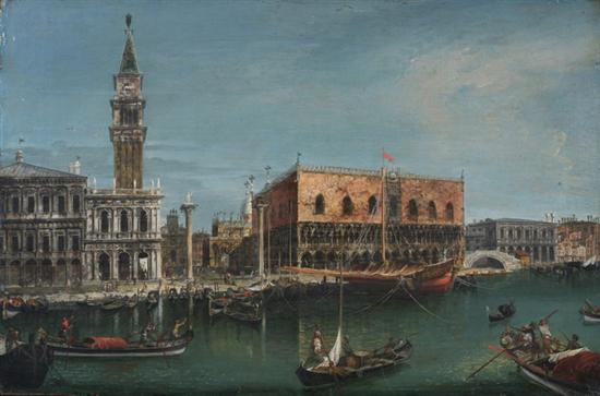 Appraisal: SCHOOL OF GIOVANNI ANTONIO IL CANALE CANALETTO Italian - GRAND