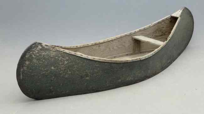 Appraisal: 's New England child's flat bottom pond canoe ' ''