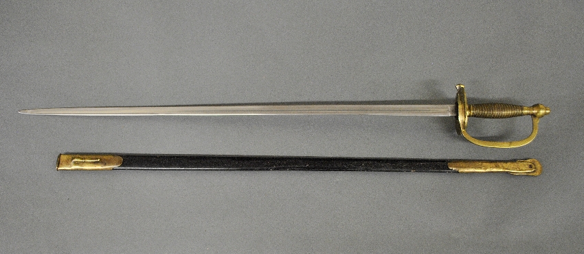 Appraisal: - Model U S NCO sword marked Emerson Silver Trenton