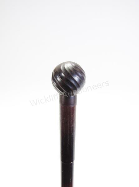 Appraisal: Invisible Retractable Shaft Sword Cane metal shaft that retracts when