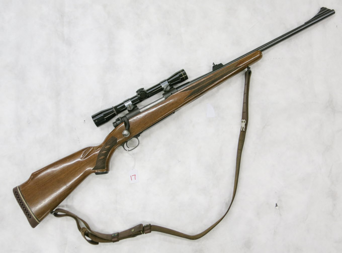 Appraisal: WINCHESTER MODEL BOLT ACTION RIFLE - Springfield caliber barrel checkered