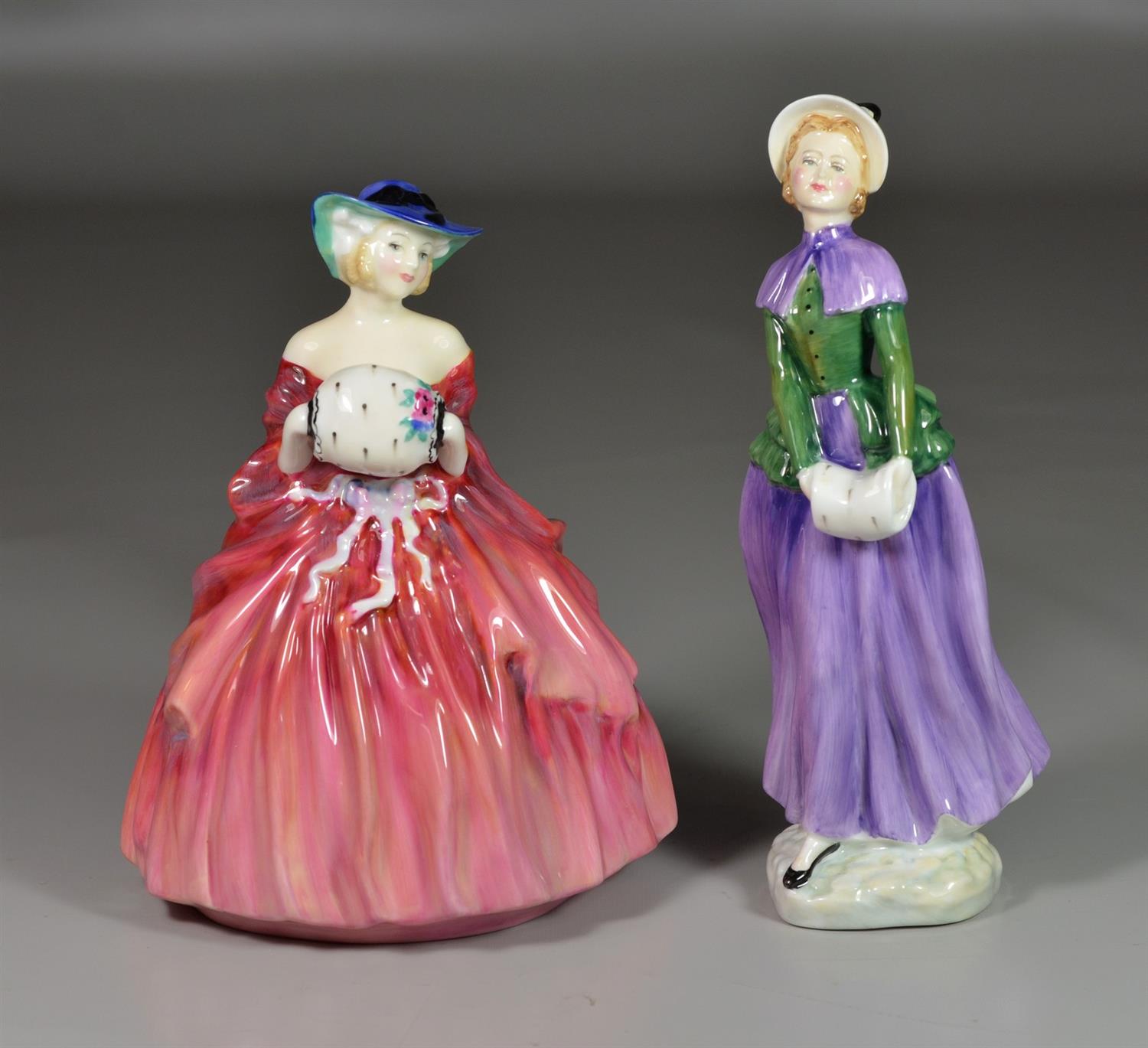 Appraisal: Royal Doulton bone china figurines Genevieve HN Florence HN tallest