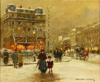 Appraisal: Painting Edouard Leon Cortes Edouard Leon Cortes French - Paris