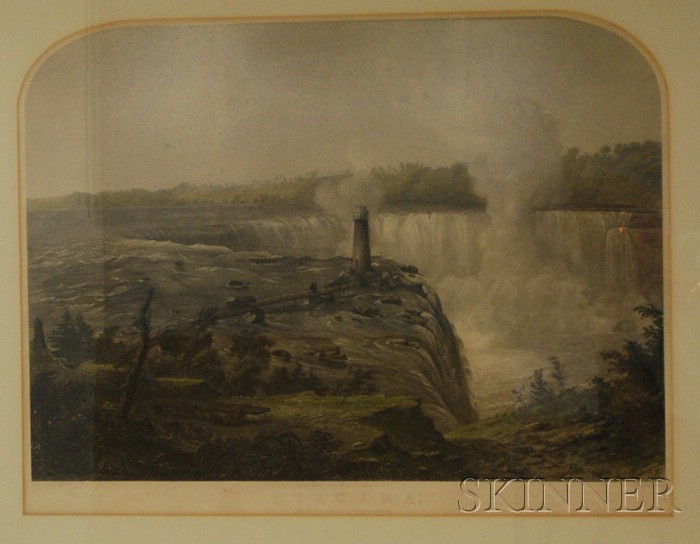 Appraisal: After Juan Buckingham Wandesforde American - Niagara from a drawing