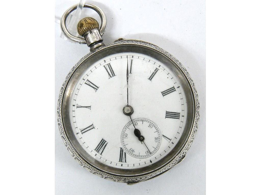 Appraisal: Silver pair cased fusee verge pocket watch hallmarked London the