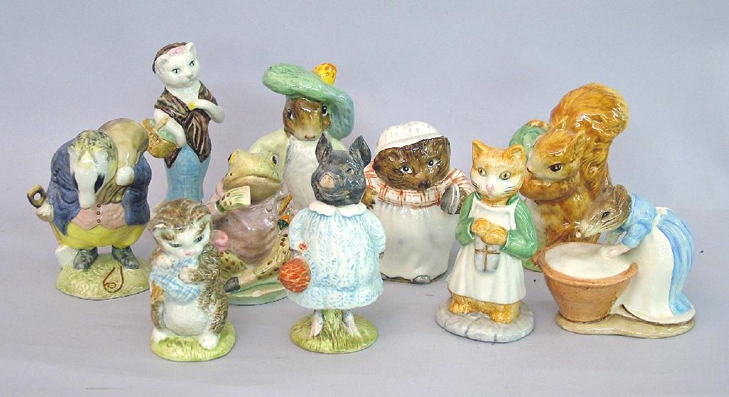 Appraisal: Ten Beswick Beatrix Potter figures