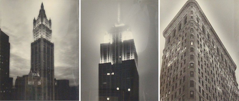 Appraisal: TOM BARIL AMERICAN b Lot of Photographs New York Scenes