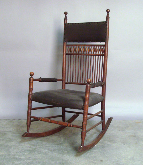 Appraisal: Victorian rocking chair