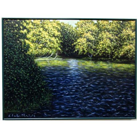 Appraisal: CHARLES MITCHELL CANADIAN - RAPID CREEK ACRYLIC ON BOARD SIGNED