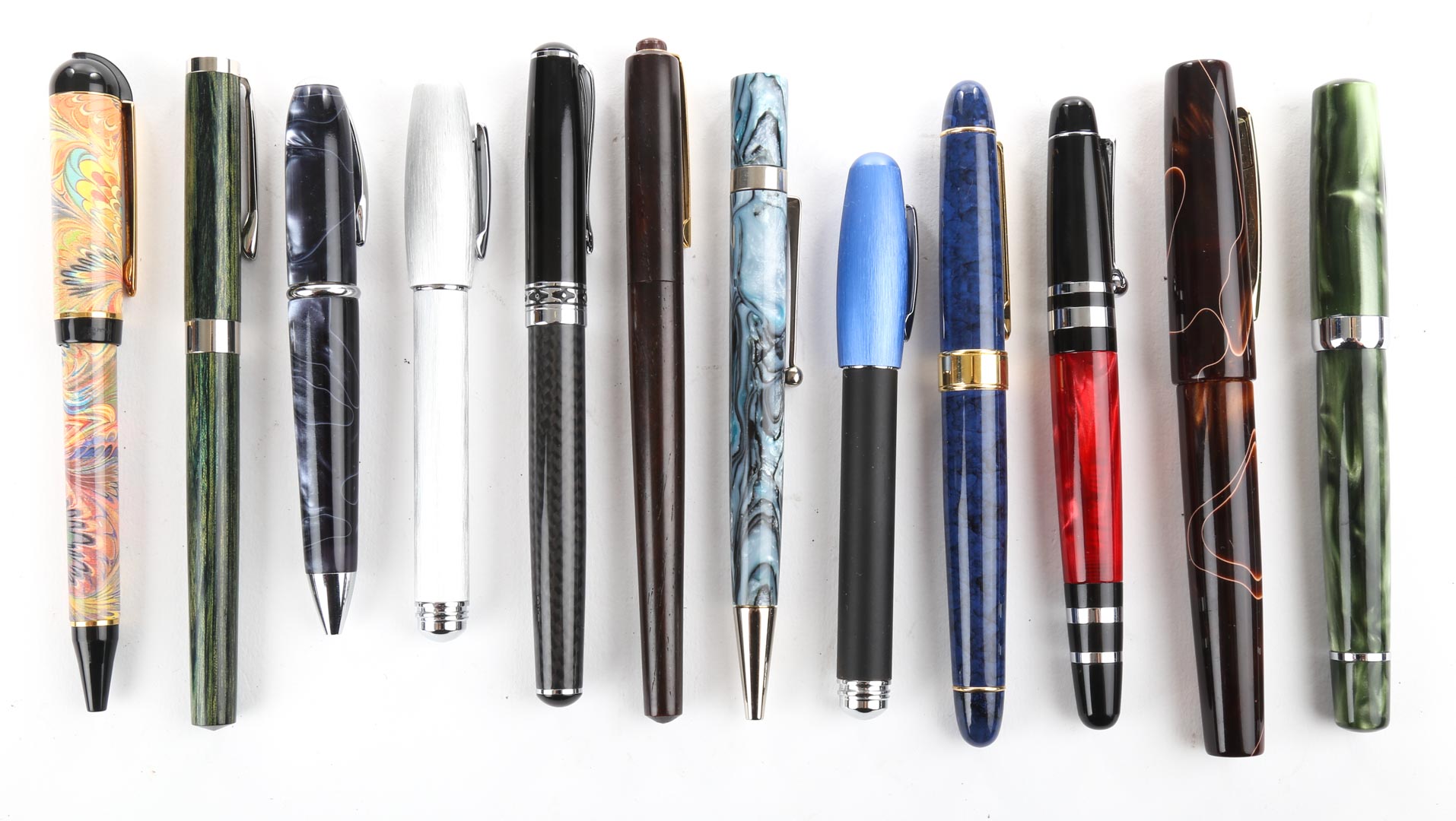 Appraisal: roller ball pens Condition Wear from use