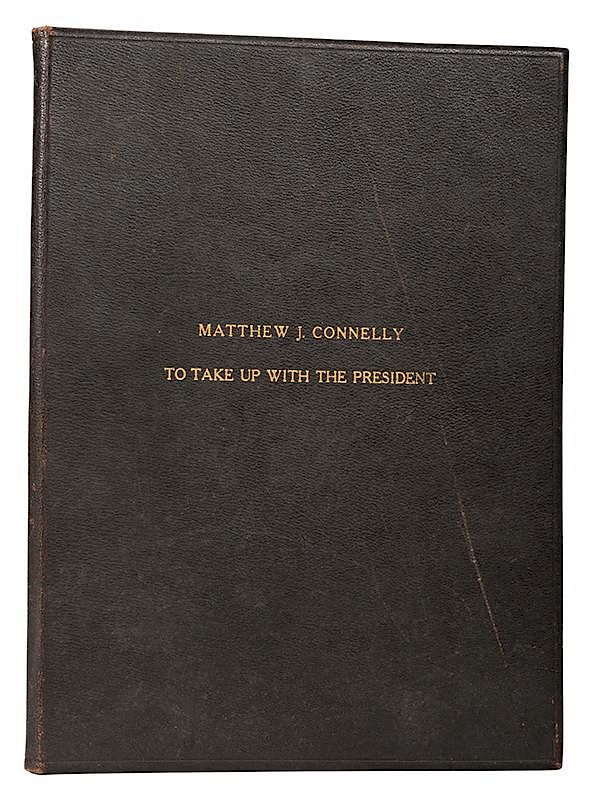 Appraisal: Matthew J Connelly Documents Portfolio Truman Harry S Matthew J