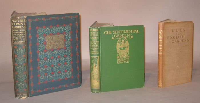 Appraisal: vols Illustrated Horticulture Sentimental Natural History Jekyll Gertrude Lilies for