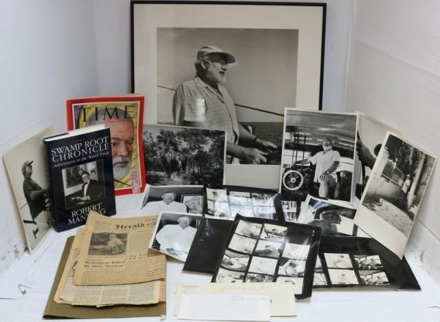 Appraisal: ERNEST HEMINGWAY LARGE LOT OF EPHEMERA RELATEDTO ONE OF AMERICA