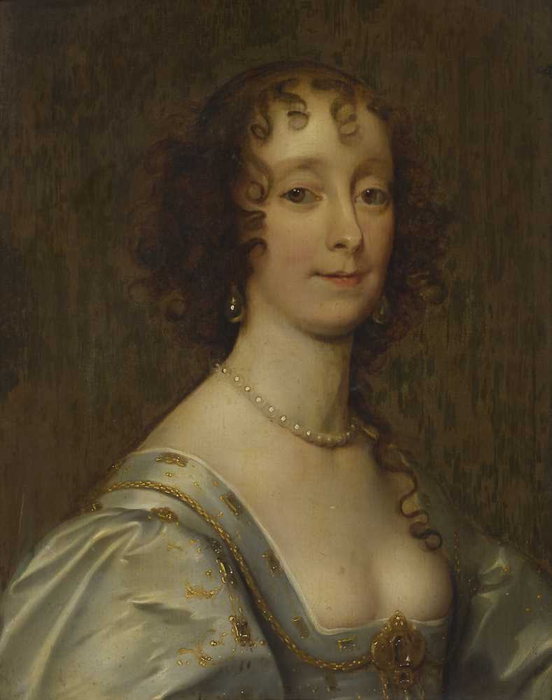 Appraisal: MANNER OF SIR PETER LELY PORTRAIT OF A LADY SAID