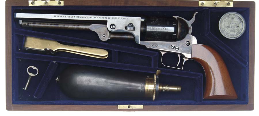 Appraisal: CASED COLT ND GENERATION ULYSSES S GRANT COMMEMORATIVE NAVY Cal