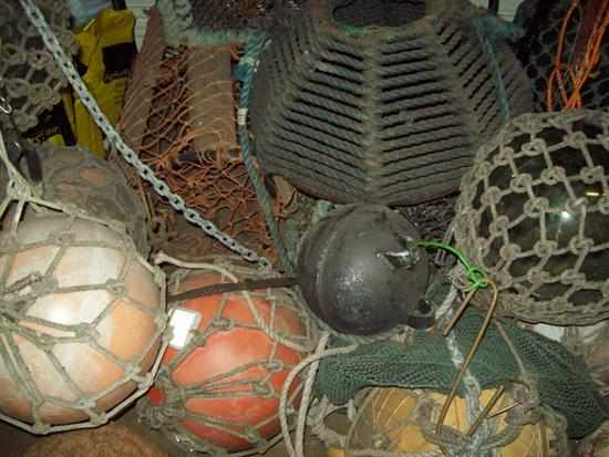 Appraisal: A LARGE COLLECTION OF GLASS AND PLASTIC FLOATING BUOYS CRAY