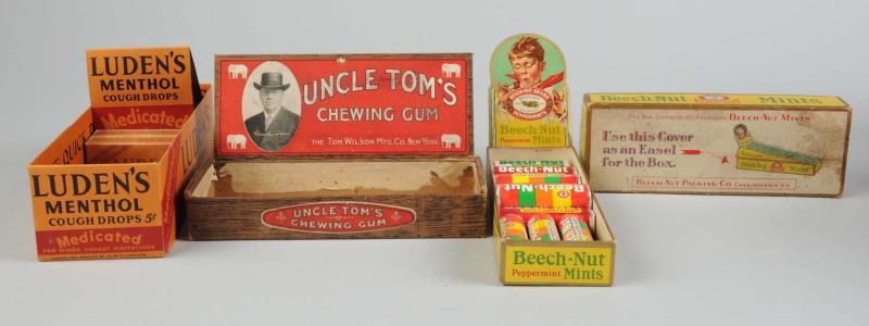 Appraisal: Lot Of Product Boxes This lot includes a Luden's Cough