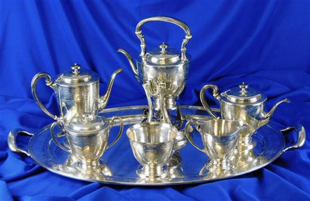 Appraisal: STERLING Tiffany Co tea and coffee service seven pieces c