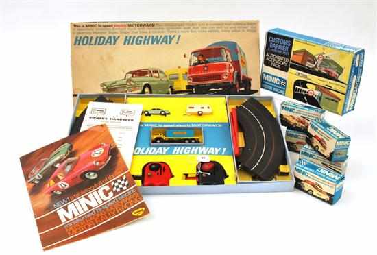 Appraisal: COLLECTION OF MINIC MOTORWAY MODELS INCLUDING M HOLIDAY HIGHWAY CUSTOMS