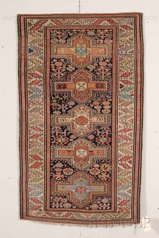 Appraisal: Shirvan Rug East Caucasus last quarter th century some black