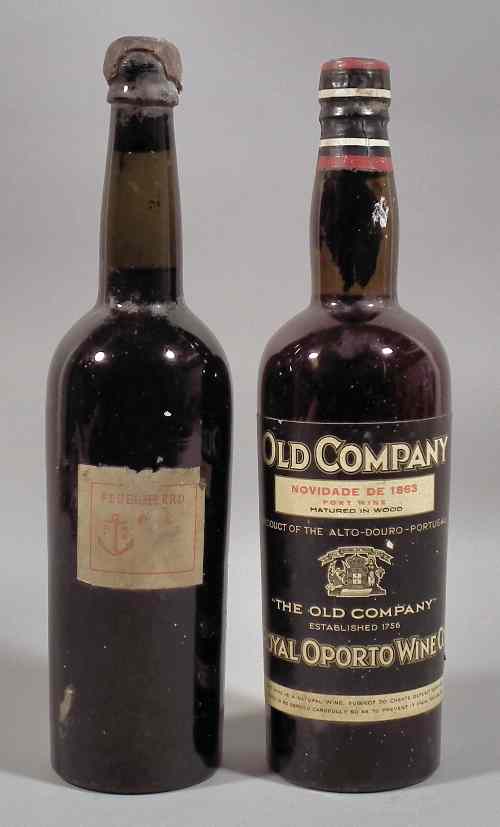 Appraisal: A bottle of Feuerheerd Port apparently undated and a bottle