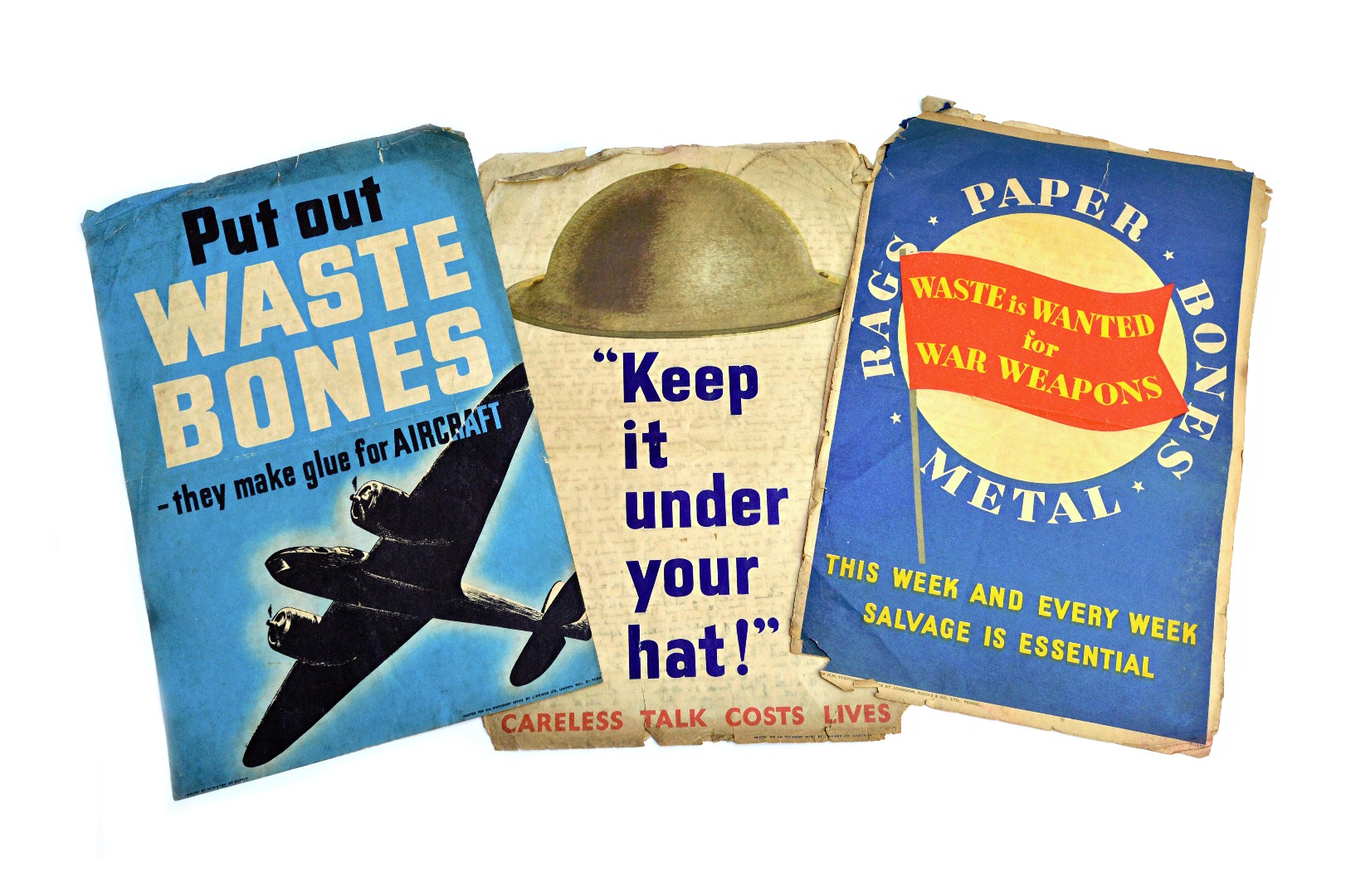 Appraisal: WORLD WAR - 'Home Front' handbills titled - Keep it