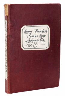 Appraisal: Houdini Harry Edwin Dearn compiler An Important Scrapbook of Houdiniana