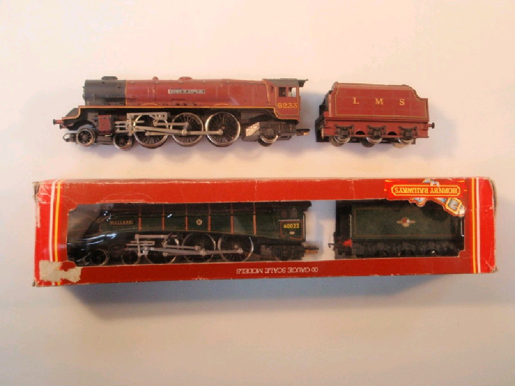 Appraisal: Two OO gauge locomotives including Duchess of Sutherland and Mallard