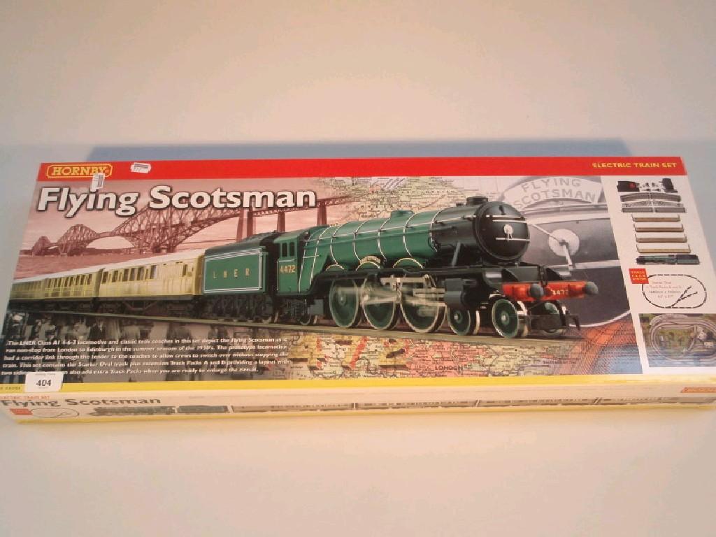 Appraisal: A Hornby Flying Scotsman locomotive tender and four carriages some