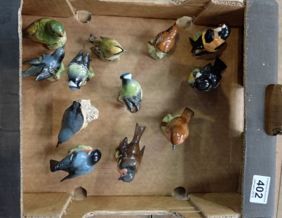 Appraisal: Beswick st series birds to include Greenfinch Grey Wingtail Nuthatch