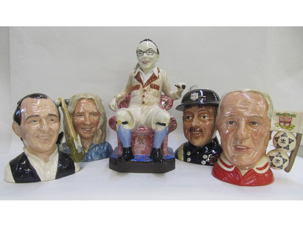 Appraisal: Kevin Francis 'Morecambe Wise' character jug second and four Royal