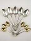 Appraisal: SPOON LOT - Twenty-three piece Tiffany sterling spoon lot in