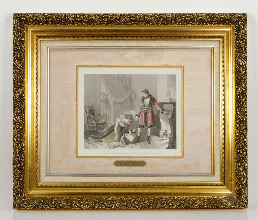 Appraisal: - After Boisfremont Napoleonic Scene Engraving French Charles Boisfremont After