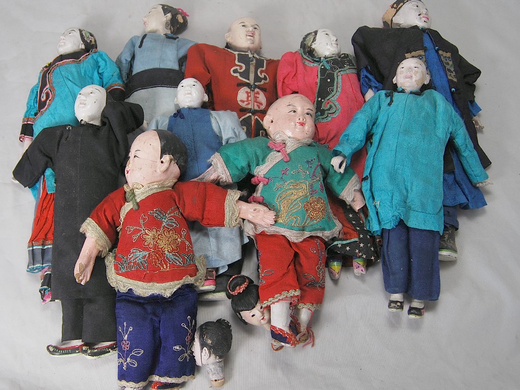 Appraisal: A quantity of assorted Victorian oriental costume dolls