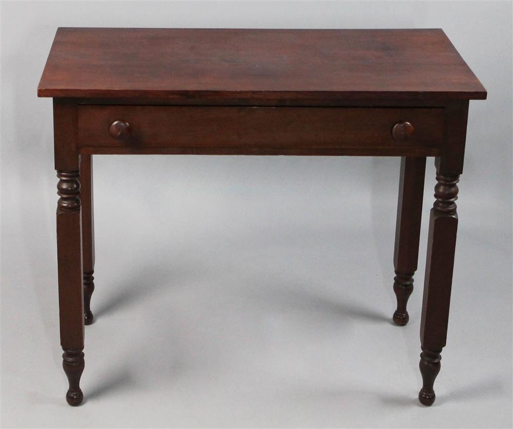 Appraisal: LATE SHERATON CHERRYWOOD WRITING TABLE having a rectangular top over