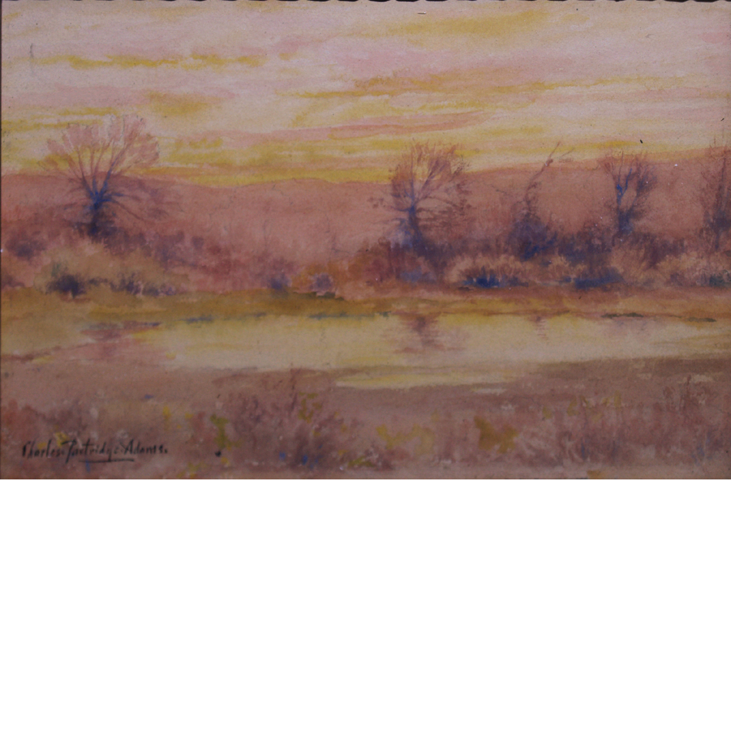 Appraisal: Charles Partridge Adams American - Golden Sunset Signed Charles Partridge