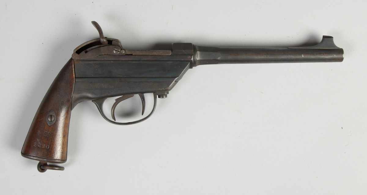 Appraisal: German Breech Loading Army Pistol '' single shot C F